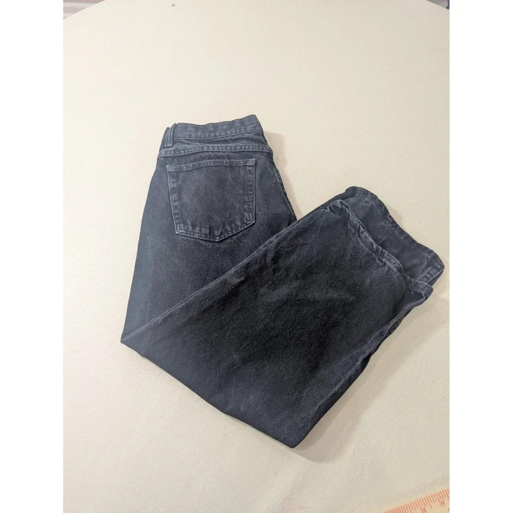 Wrangler Straight Leg Jeans‎ Boys 12 Husky BlackAdjustable Waist 955HUCB